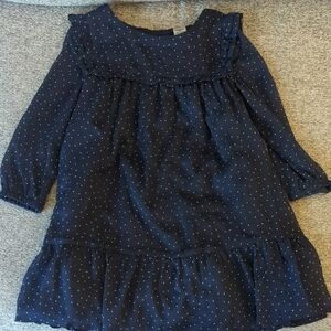 OshKosh B'gosh Navy Dress with White Dots